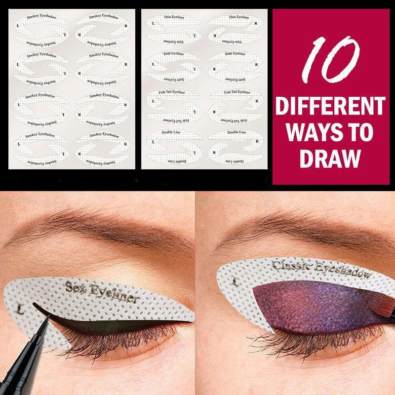 Quick Eyeshadow Stencils™ - Quickly Create Charming Eyes