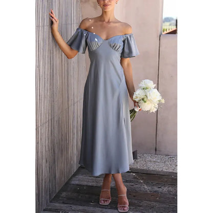Off-Shoulder Dress – Soft Allure